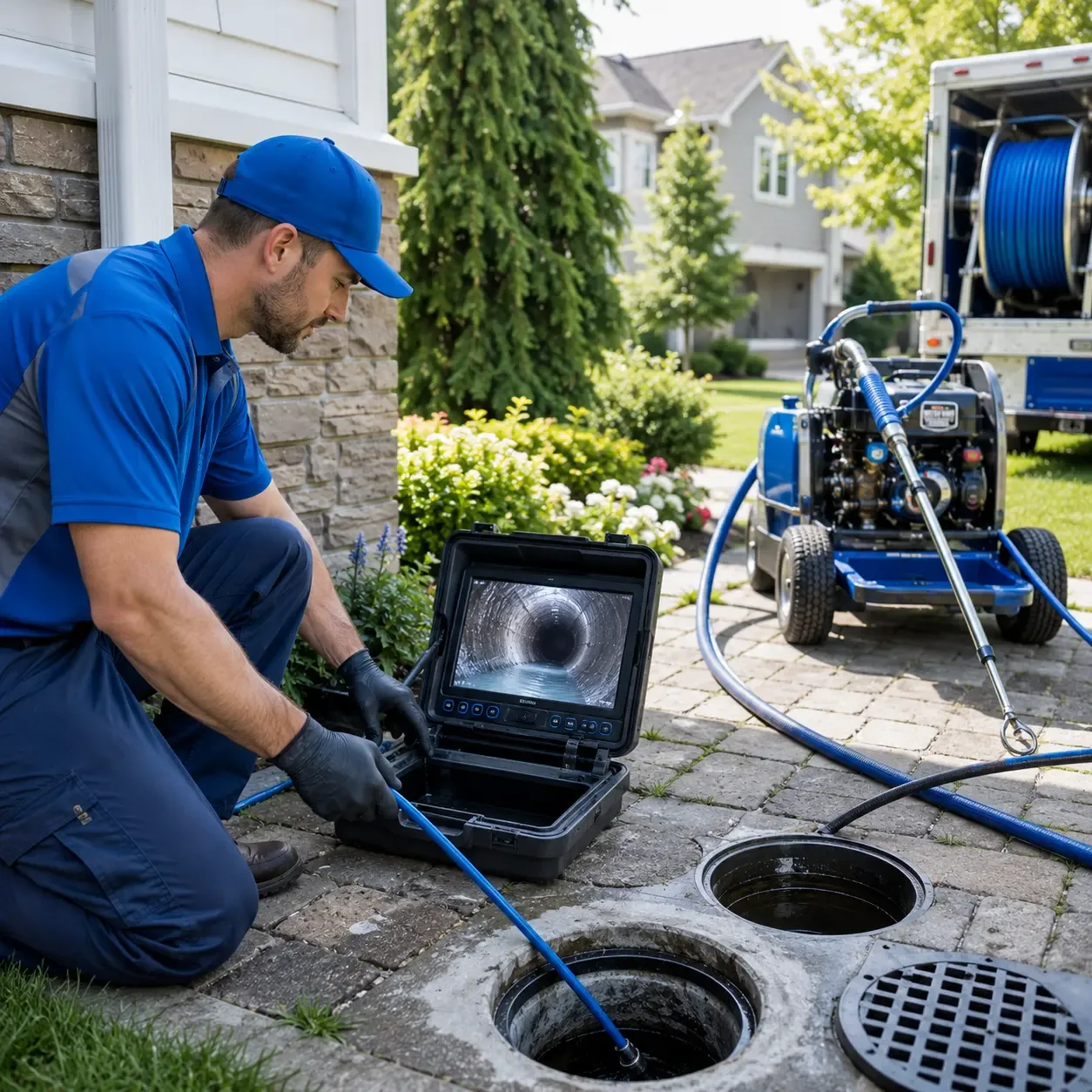 Outdoor drain cleaning professionals serving Macksburg, IA