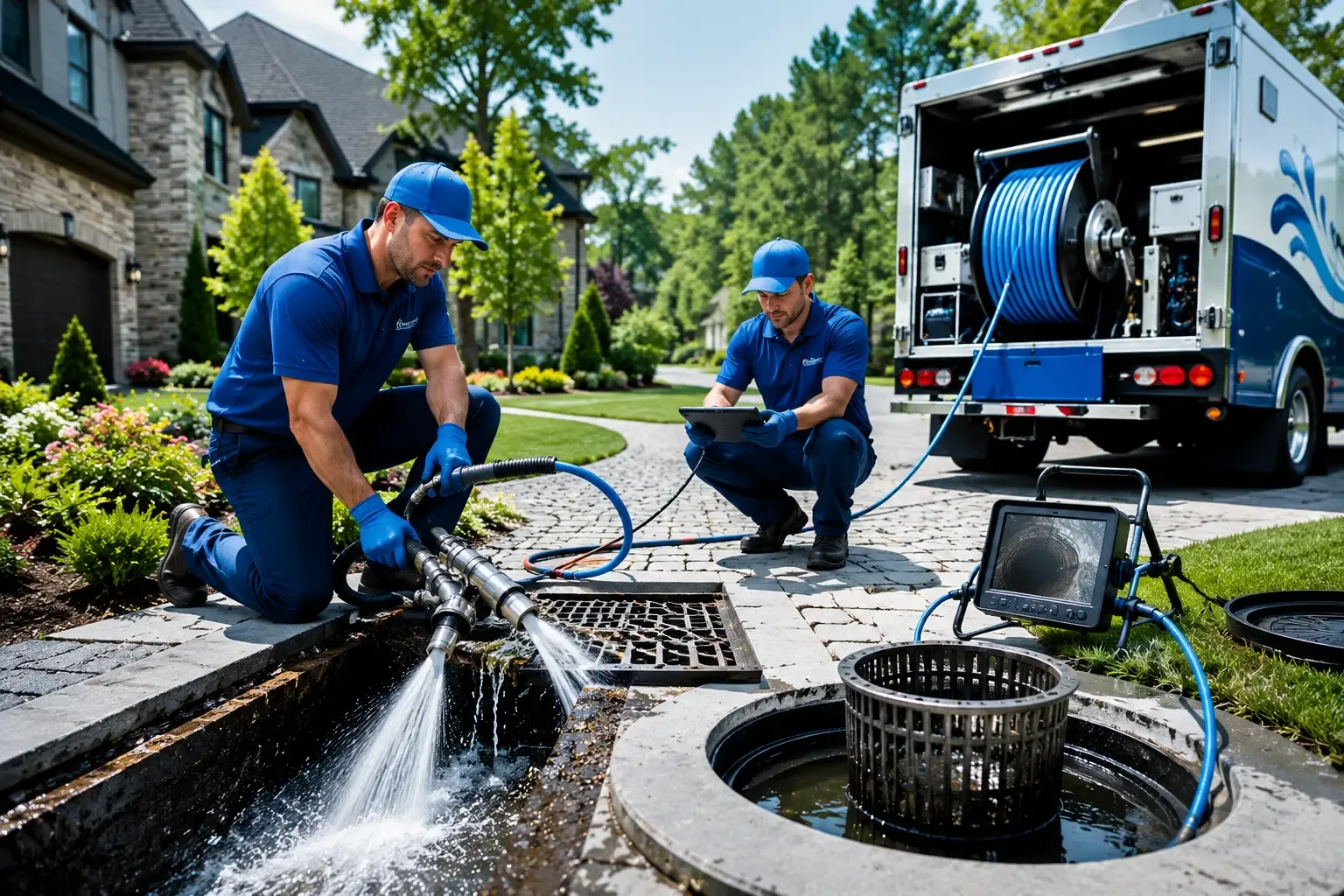 Local outdoor drain cleaning professionals in Macksburg, IA